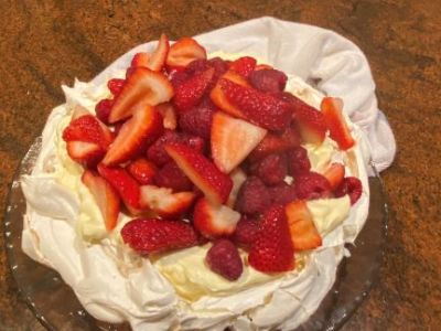 All over Pavlova